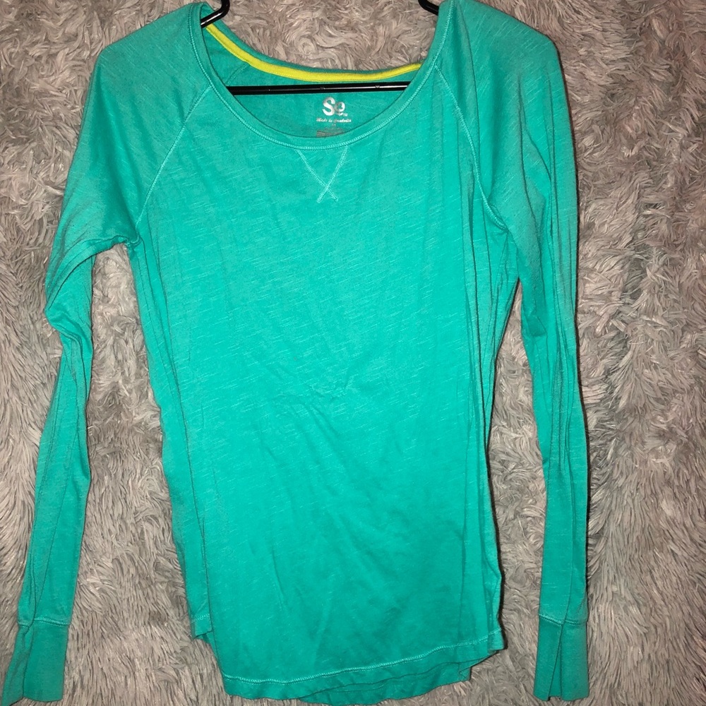 Turquoise long sleeve